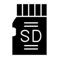 SD Card Icon Style vector