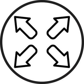 Maximize Icon Style vector