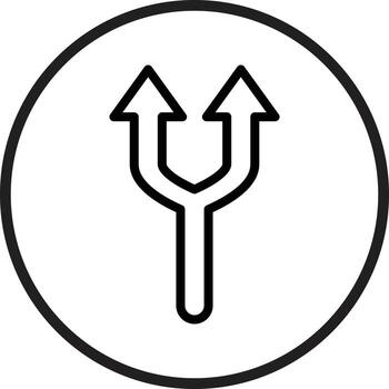 Split Icon Style vector