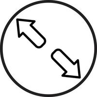 Resize Icon Style vector