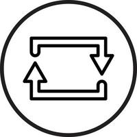 Rectangular Arrow Icon Style vector