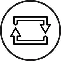 Rectangular Arrow Icon Style vector