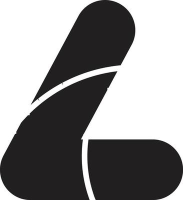 Abstract letter L logo illustration in trendy and minimal style
