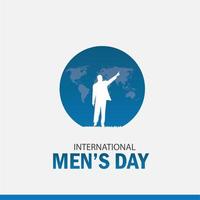 Vector Illustration of International Men's Day. Simple and Elegant Design