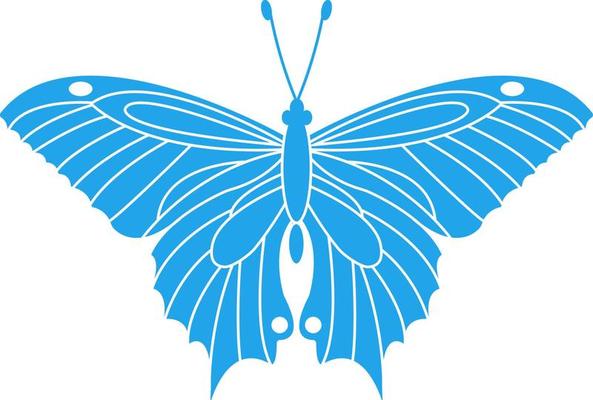 Blue Butterfly Vector Art, Icons, and Graphics for Free Download
