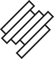 ilustración abstracta del logotipo de onda y línea en un estilo moderno y minimalista vector
