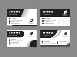 Business Card Set vector