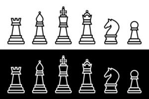 Chess pawn icon, outline style 14348122 Vector Art at Vecteezy