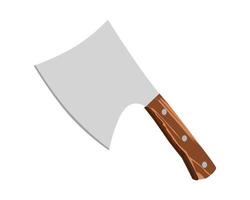 vector de cuchillo herramienta de cocina aislado sobre fondo blanco. ilustración vectorial aislada.