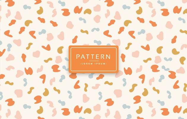 Fun colorful terrazzo pattern vector