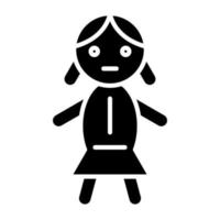 Doll Icon Style vector