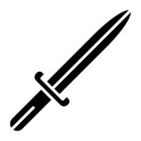 estilo de icono de espadas vector