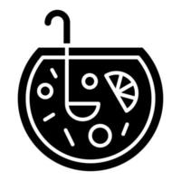 Punch Drink Icon Style vector