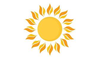 bright sun illustration 2 vector