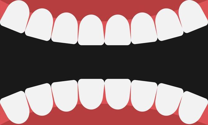 clean teeth and mouth background