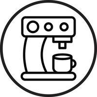 Coffee Machine Icon Style vector