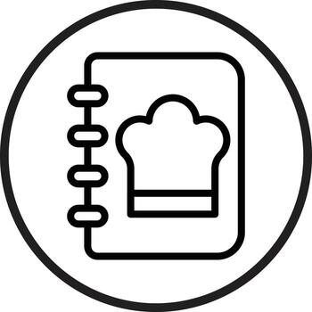 Cookbook Icon Style vector