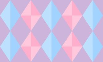 fondo de patrón geométrico, vector de arte de línea cuadrada. color pastel azul, rosa, púrpura, fondo de moda. eps10 vector