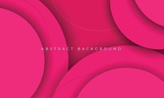 Pink circle abstract background vector