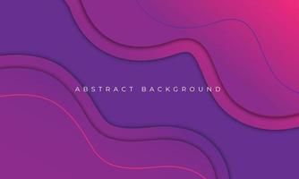 Gradient wavy abstract background vector