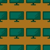 TV pattern , illustration, vector on white background