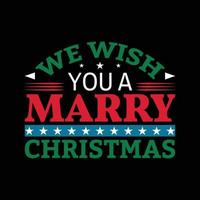 New Christmas T-shirt Design vector