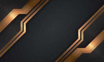 Abstract black and gold luxury background. - Vector. vector