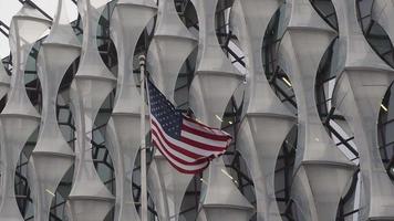 American flag waving video