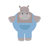 clip arte illustrazione di carino mucca cartone animato personaggio per bambini. png