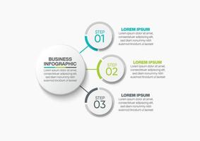 Presentation business infographic template vector