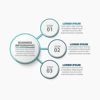 Presentation business infographic template vector