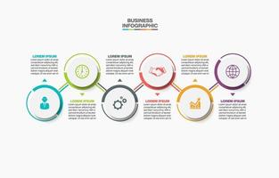 Presentation business infographic template vector