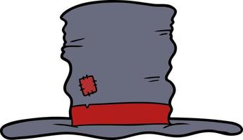 doodle character cartoon hat vector