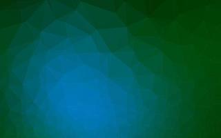 Dark Blue, Green vector triangle mosaic texture.