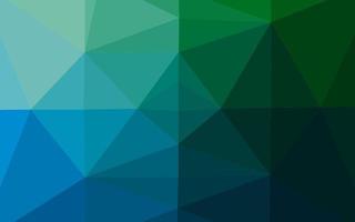 Dark Blue, Green vector triangle mosaic cover.