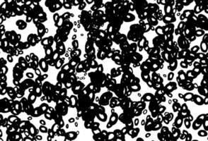 Black and white vector pattern with spheres.