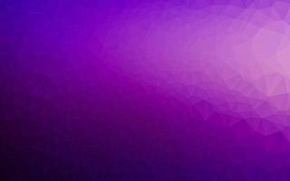 Dark Purple vector polygon abstract backdrop.