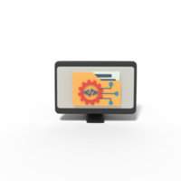 3d illustration of coding storage network folder png