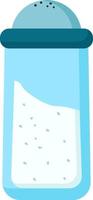 Salt shaker, illustration, vector on white background.