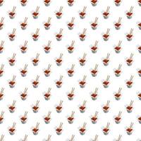 Chinese food pattern, illustration, vector on white background
