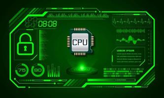 Modern HUD Technology Screen Background vector