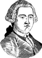 james otis, ilustración de la vendimia vector