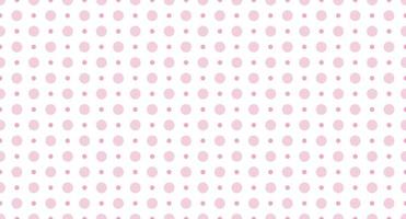 Seamless polka dot pattern. Vector repeating texture. Polka dot with color pastel background. Pink polka dot pattern. Pink polka wrapping texture. Vector illustration