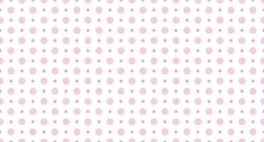 Seamless polka dot pattern. Vector repeating texture. Polka dot with color pastel background. Pink polka dot pattern. Pink polka wrapping texture. Vector illustration