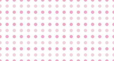 Seamless polka dot pattern. Vector repeating texture. Polka dot with color pastel background. Pink polka dot pattern. Pink polka wrapping texture. Vector illustration