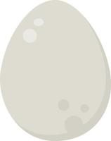 Egg, illustration, vector on white background.