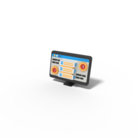 3D-Darstellung des Website-Hosting-Setups png