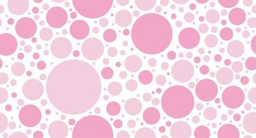 Seamless polka dot pattern. Vector repeating texture. Polka dot with color pastel background. Pink polka dot pattern. Pink polka wrapping texture. Vector illustration