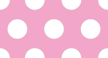 Seamless polka dot pattern. Vector repeating texture. Polka dot with color pastel background. Pink polka dot pattern. Pink polka wrapping texture. Vector illustration