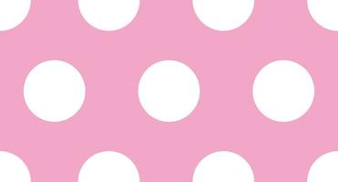 Seamless polka dot pattern. Vector repeating texture. Polka dot with color pastel background. Pink polka dot pattern. Pink polka wrapping texture. Vector illustration